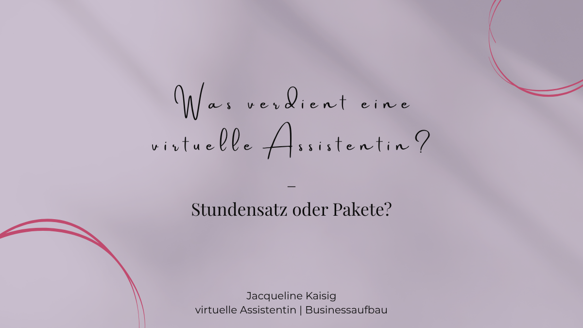 Was verdient eine virtuelle Assistentin?