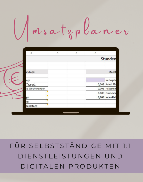 Umsatzplaner Stundensätze